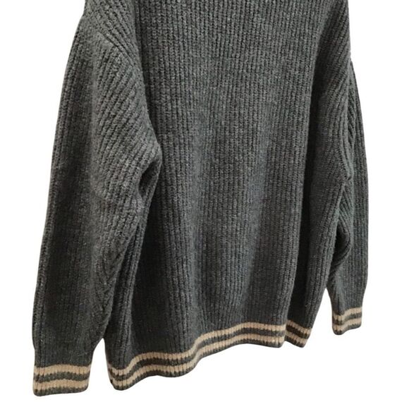 Gray Turtleneck Sweater, Zara Knit, Size S - Picture 5 of 6